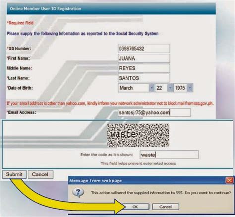 www.sss.gov.ph online member user id registration